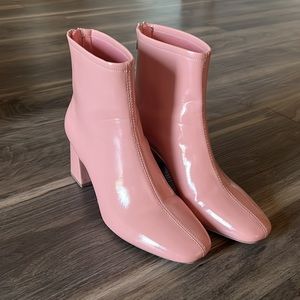 Pink Ankle Boot